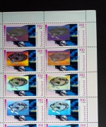 DEUTSCHLAND MI-NR. 2077-2081 POSTFRISCH(MINT) KLEINBOGENSATZ WOHLFAHRTSMARKEN 1999 DER KOSMOS HOLOGRAMM