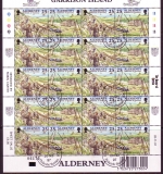 ALDERNEY MI-NR. 108-115 GESTEMPELT(USED) KLEINBOGENSATZ HISTORISCHE ENTWICKLUNG SCHIFFE KUTSCHE