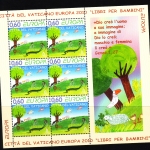 VATIKAN MI-NR. 1669-1670 POSTFRISCH(MINT) KLEINBOGENSATZ EUROPA 2010 KINDERBUCH
