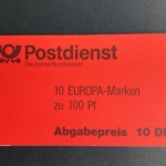 10 x DEUTSCHLAND MH 30 POSTFRISCH(MINT) EUROPA 1994 QUANTENTHEORIE MAX PLANCK(PHYSIKER) ENTDECKUNGEN