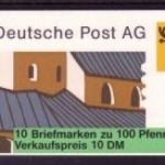 10 x DEUTSCHLAND MH 32 POSTFRISCH(MINT) SEHENSWÜRDIGKEITEN WALLFAHRTSKAPELLE ALTÖTTING
