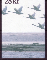 DÄNEMARK MH 36 POSTFRISCH(MINT) VÖGEL RABE STAR SCHWAN KIEBITZ LERCHE