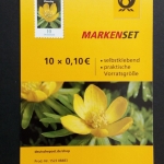 Gültige Frankaturware Deutschland 0,10 im 10er Folienblatt selbstklebend x 98 %