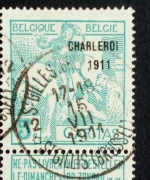 BELGIEN MI-NR. 83 III GESTEMPELT(USED) WELTAUSSTELLUNG BRÜSSEL 1910 KAMPF GEGEN TUBERKULOSE