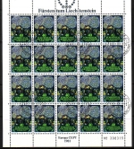 LIECHTENSTEIN MI-NR. 764-765 GESTEMPELT(USED) KLEINBOGENSATZ EUROPA 1981 FOLKLORE