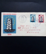 NIEDERLANDE MI-NR. 683-684 FDC EUROPA 1956