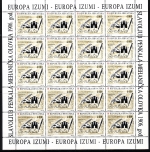 KROATIEN MI-NR. 274-275 POSTFRISCH KLEINBOGENSATZ EUROPA 1994 ERFINDUNGEN FALLSCHIRM