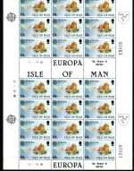 INSEL MAN MI-NR. 187-188 POSTFRISCH(MINT) DOPPELKLEINBOGENSATZ EUROPA 1981 KUH SCHIFF