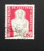 BERLIN MI-NR. 119 GESTEMPELT(USED) GEDENKTAG DES ATTENTATS AUF HITLER 1954