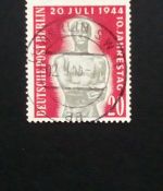 BERLIN MI-NR. 119 GESTEMPELT(USED) GEDENKTAG DES ATTENTATS AUF HITLER 1954