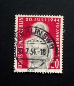 BERLIN MI-NR. 119 GESTEMPELT(USED) GEDENKTAG DES ATTENTATS AUF HITLER 1954
