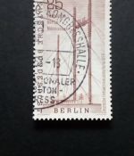 BERLIN MI-NR. 157 GESTEMPELT(USED) DEUTSCHE INDUSTRIE-AUSSTELLUNG ANTENNENMASTEN 1956