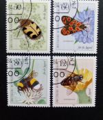 BERLIN MI-NR. 712-715 GESTEMPELT(USED) JUGEND 1984 INSEKTEN HUMMEL