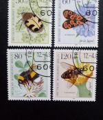 BERLIN MI-NR. 712-715 GESTEMPELT(USED) JUGEND 1984 INSEKTEN HUMMEL