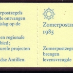 NIEDERLANDE MH 32 POSTFRISCH(MINT) PB 31 ZOMERPOSTZEGELS 1985 - KIRCHEN