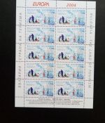 BULGARIEN MI-NR. 4649-4650 POSTFRISCH(MINT) KLEINBOGENSATZ EUROPA 2004 FERIEN