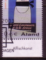 ALAND MI-NR. 223 GESTEMPELT(USED) EUROPA 2003 PLAKATKUNST