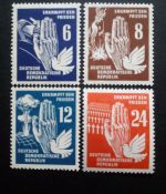 DDR MI-NR. 276-279 POSTFRISCH(MINT) FRIEDEN 1950