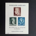 DDR BLOCK 12 POSTFRISCH(MINT) SCHILLER JAHR 1955
