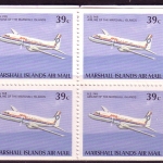 MARSHALL-INSELN MH MIT 10 x MI-NR. 219 D POSTFRISCH(MINT) FLUGZEUG HAWKER SIDDELEY 748
