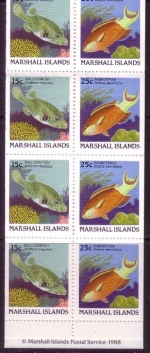 MARSHALL-INSELN MH MIT 5 x MI-NR. 172-173 D POSTFRISCH(MINT) FISCHE