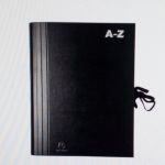 FÄCHERMAPPE ORDNUNG NACH A-Z 20 FÄCHER SCHWARZ EXACOMPTA