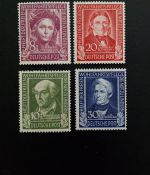 DEUTSCHLAND MI-NR. 117-120 POSTFRISCH(MINT) WOHLFAHRT 1949 PARACELSUS FRÖBEL WIECHERN HL.ELISABETH