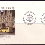 DÄNEMARK MI-NR. 662-663 FDC EUROPA 1978 BAUDENKMÄLER SCHLOSS