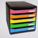 EXACOMPTA BIG BOX PLUS MIT 5 SCHUBLADEN HARLEKIN 309798D