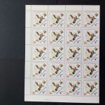 UNGARN MI-NR. 3538-3544 A POSTFRISCH(MINT) HALBER BOGENSATZ(20) FUSSBALL WM SPANIEN 1982