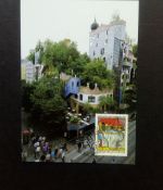 LIECHTENSTEIN MI-NR. 1235-1237 MAXIMUMKARTEN FRIEDENSREICH HUNDERTWASSER EXPO 2000 HANNOVER