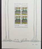 KAP VERDE BLOCK 7-9 POSTFRISCH(MINT) HUNDERTWASSER 1985 SCHIFFAHRT