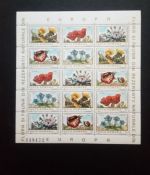 RUMÄNIEN MI-NR. 3982-3991 POSTFRISCH(MINT) KLEINBOGENSATZ EUROPÄISCHE FLORA UND FAUNA 1983 EICHHÖRNCHEN
