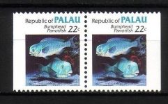 PALAU MI-NR. 74-75 D/D POSTFRISCH(MINT) FISCHE 1985