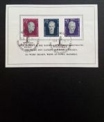 DDR BLOCK 15 GESTEMPELT(USED) GEDENKSTÄTTE BUCHENWALD 1958