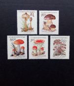 TSCHECHOSLOWAKEI MI-NR. 1101-1105 POSTFRISCH(MINT) PILZE 1958