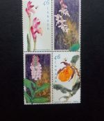 CANADA MI-NR. 1760-1763 POSTFRISCH(MINT) ZUSAMMENDRUCK ORCHIDEEN 1999