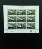GRÖNLAND MI-NR. 632-633 C POSTFRISCH(MINT) KLEINBOGENSATZ EUROPA 2013 POSTFAHRZEUGE HUNDESCHLITTEN LKW MOTORROLLER