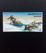 GRÖNLAND MI-NR. 634-635 POSTFRISCH(MINT) MARKENHEFT EUROPA 2013 POSTFAHRZEUGE HUNDESCHLITTEN LKW MOTORROLLER