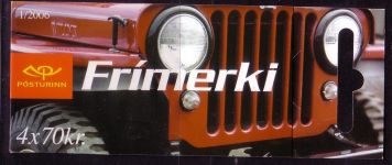 ISLAND MH 22 + 23 POSTFRISCH(MINT) ALTE GELÄNDEWAGEN LANDROVER AUSTIN-GYPSY 2006
