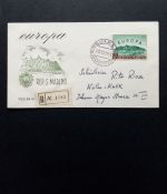 SAN MARINO MI-NR. 700 FDC EUROPA CEPT 1961 EINSCHREIBBRIEF BERG MONTE TITANO