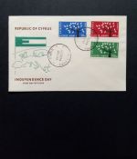ZYPERN MI-NR. 215-217 FDC EUROPA CEPT 1962 BAUM