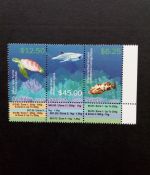 SAMOA MI-NR. 1230-1232 POSTFRISCH(MINT) MEERESTIERE 2015 SCHILDKRÖTE HAI FISCH