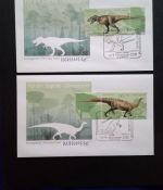 DEUTSCHLAND MI-NR. 2687-2690 FDC JUGEND 2008 DINOSAURIER