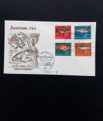 DEUTSCHLAND MI-NR. 412-415 FDC(FIDACOS) JUGEND 1964 FISCHE HERING KABELJAU ROTBARSCH