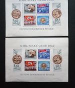 DDR BLOCK 8-9 A + B POSTFRISCH(MINT) KARL-MARX-JAHR 1953