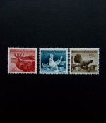 LIECHTENSTEIN MI-NR. 249-251 POSTFRISCH(MINT) JAGD(I) 1946 HIRSCH HASE AUERHUHN