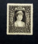 LIECHTENSTEIN MI-NR. 256 POSTFRISCH(MINT) TOD VON FÜRSTIN ELSA 1947