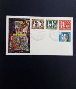 DEUTSCHLAND MI-NR. 322-325 FDC GRIMMS MÄRCHEN 1959