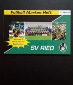 ÖSTERREICH FUSSBALLMARKENHEFT SV RIED POSTFRISCH POSTPREIS 4,95 €